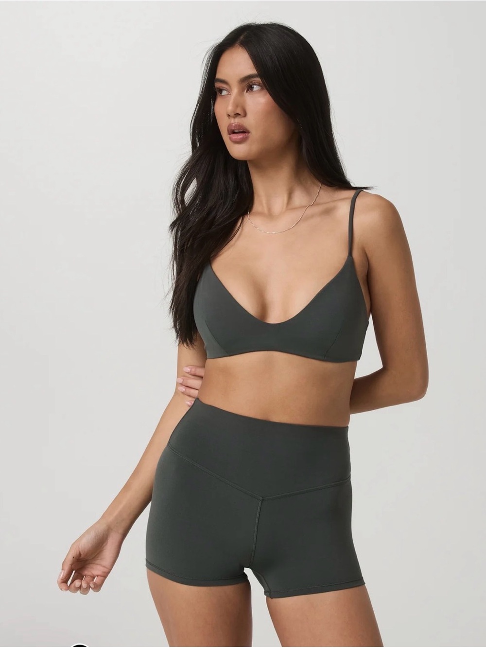 Vuori AllTheForm™ Micro Bra & Micro Short 2.5 -Dark Jade Green